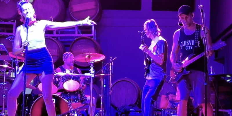 UnderCover on stage at Gravely's